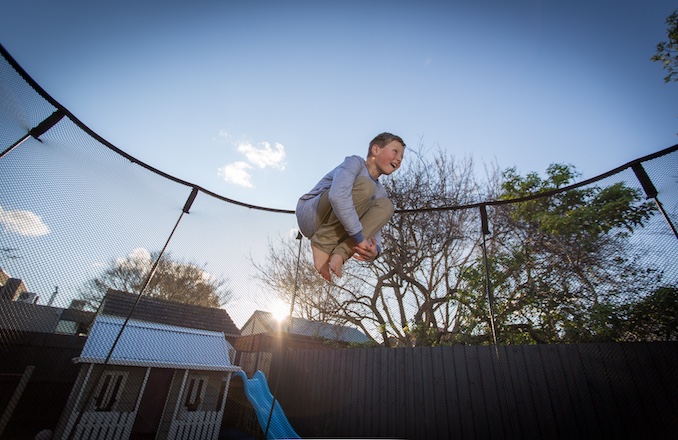 Earth Day Springfree Trampoline event