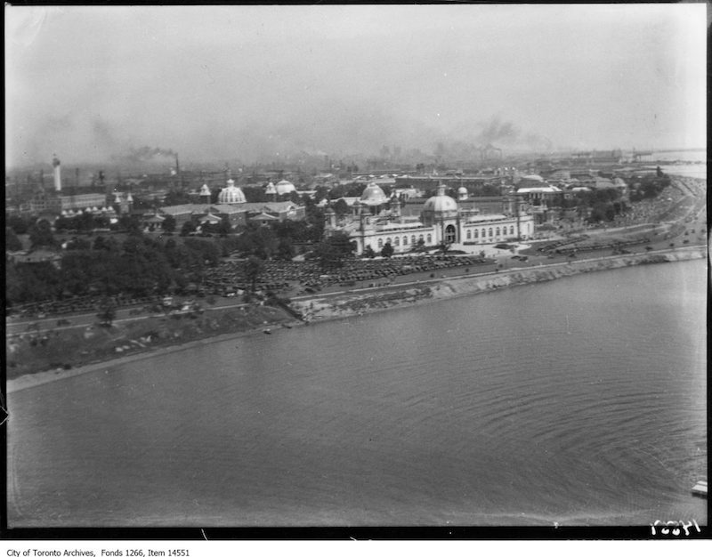 1928 - C.N.E., women's swim, air views, general waterfront, Ontario Bldg