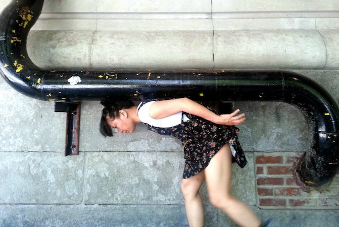 Find a wall with a tube dance with it - Sook-Yin Lee