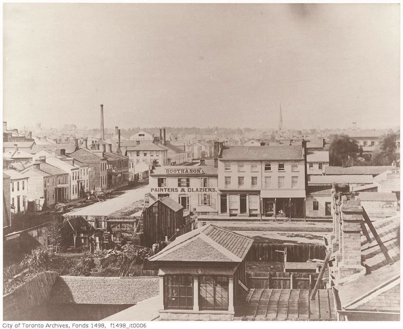 Booth & Son, north-east corner of Adelaide and Victoria streets