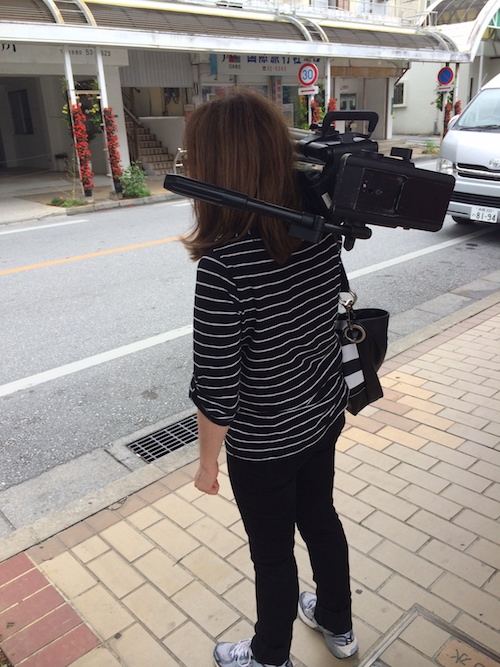 Carrying Tripod on a shoot