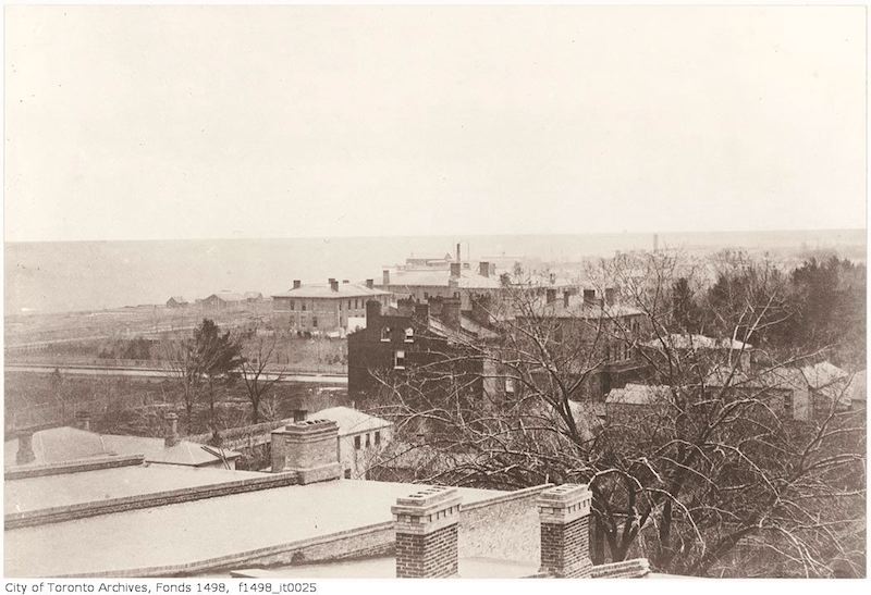 Toronto from the top of the Rossin House Hotel, looking southwest