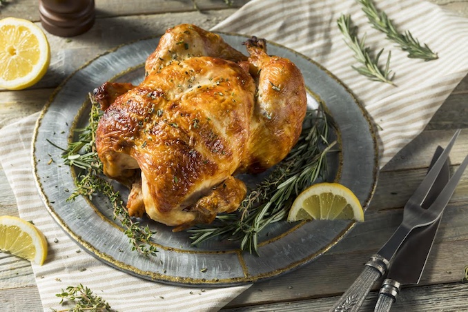 Lavender & Herb Rotisserie Chicken Recipe from Blue Goose Pure Foods