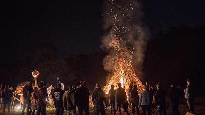 Bonfire at Crystal Lake Festival