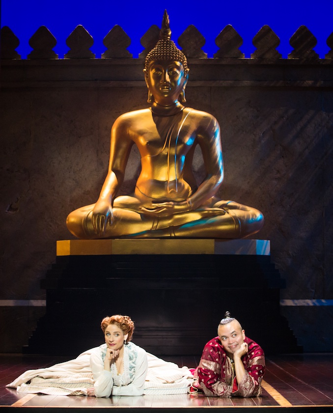 The King and I - Elena Shaddow and Jose Llana in Rodgers & Hammerstein's The King and I. Photo by Jeremy Daniel