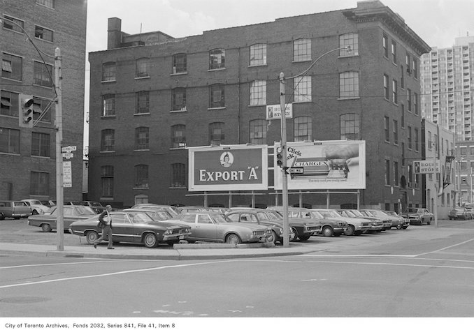 1972 - Corner of John St. and Richmond St., looking north-west