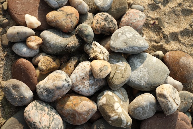 Collecting rocks at the beach for my other play Prophecy Fog (coming to the Theatre Centre in May 2019)