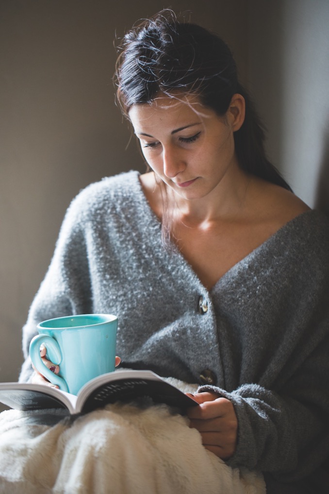 I try and start my days by indulging in literature. I find it helps to warm up my writing muscles for the day, along with a strong cup of coffee.