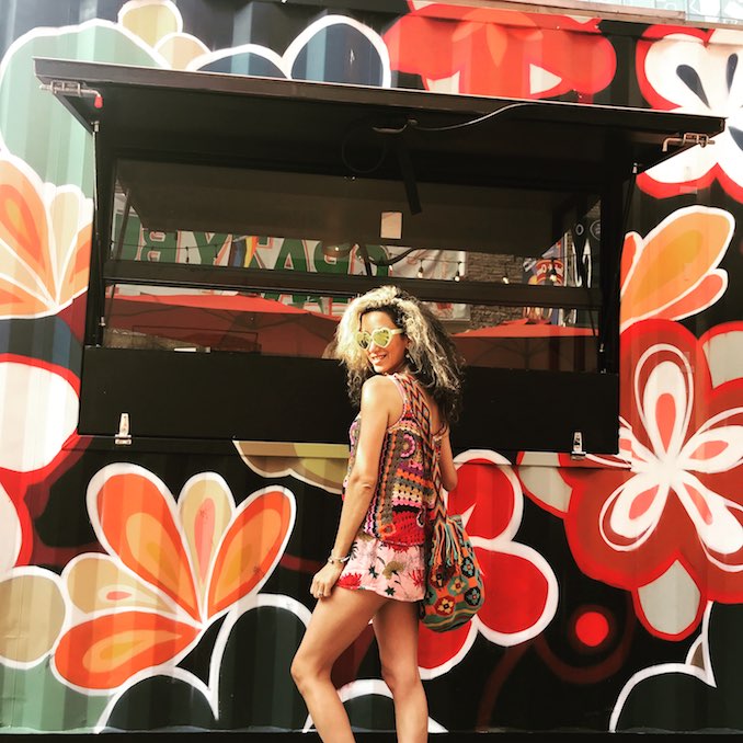 Toronto fashion designer NARCES - quick lunch at the food truck