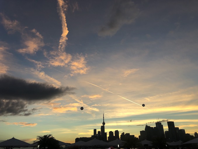 My love for sunsets. This was taken at Cabana Pool Bar while I was at a party called Soca or Die.