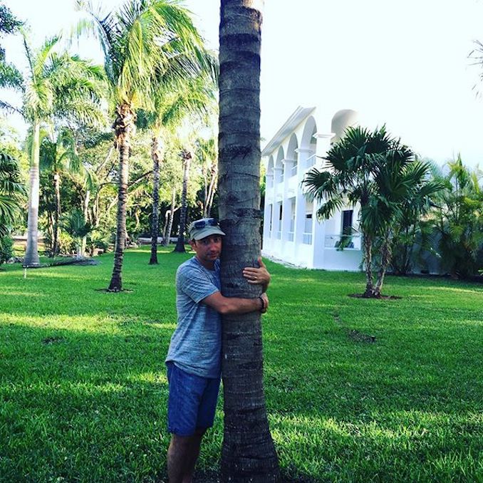 On the Mayan Riviera, getting strength from a palm