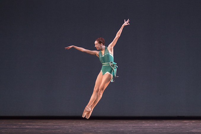 Choreographer Justin Peck's easy breezy ballet, Paz de la Jolla.