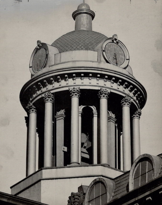 1921 - Detail of the old market tower