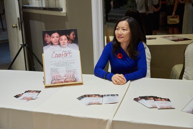 at the fundraiser for ALPHA Education (Association for the Learning & Preservation of WWII History in Asia) where I shared an excerpt of my play, Comfort, a story about the resilience of women in war and the comfort women in WWII Asia