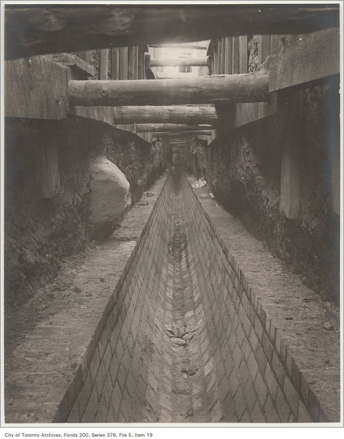 Toronto Sewer System - 1890? - Avenue Road sewer