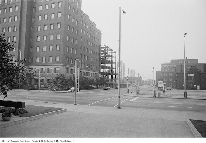 1972 - Bloor and Jarvis looking SW