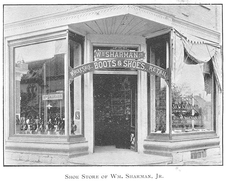 Photographs of Old Shoe Stores in Toronto