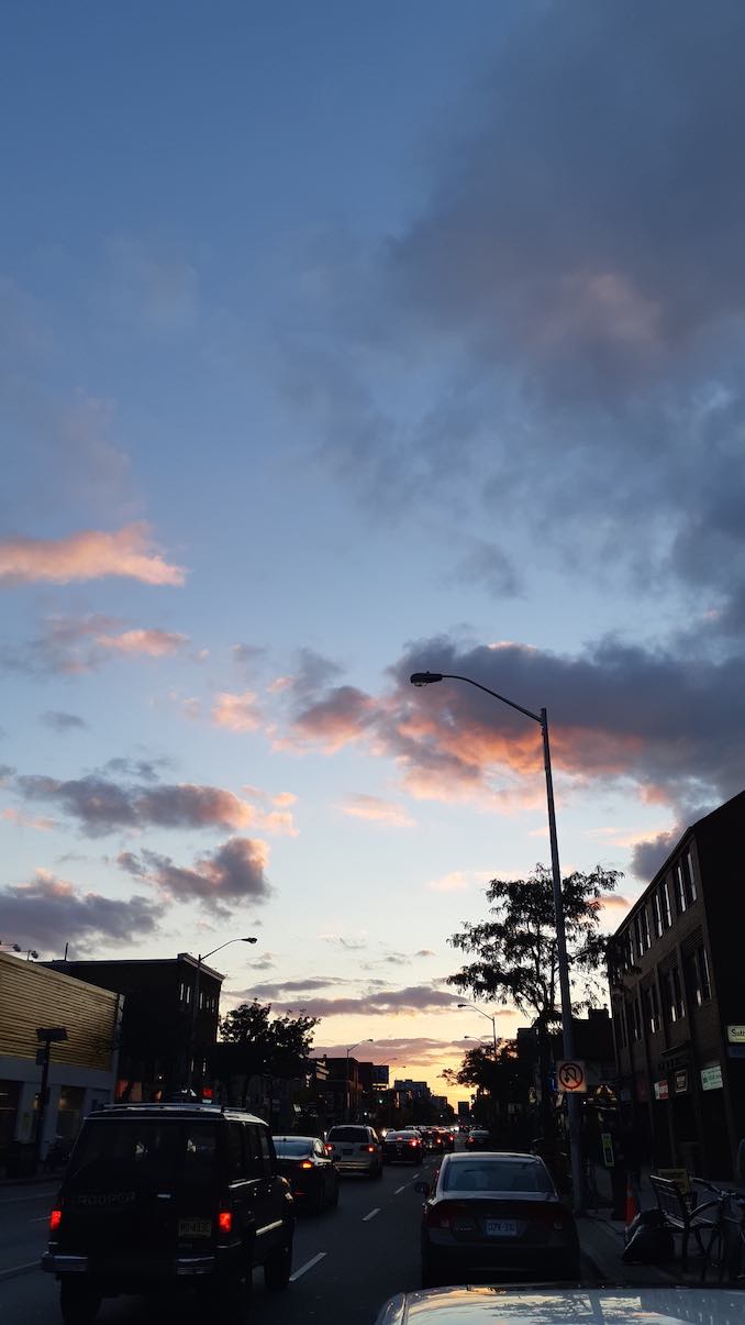 Sunset in Bloor West Village: Beautiful sunset close to where I live.