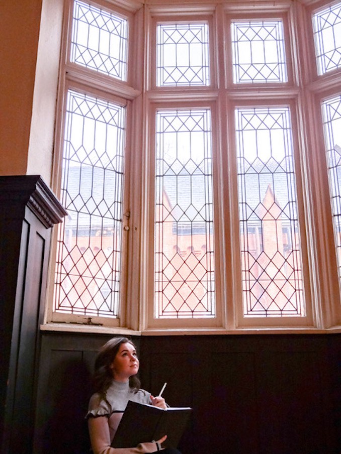 I have what I call “magical writing places” all over Toronto, the big windows here often cast rainbows on my notebook and for that reason alone it is one of my favourites for when I need a quiet space of inspiration.