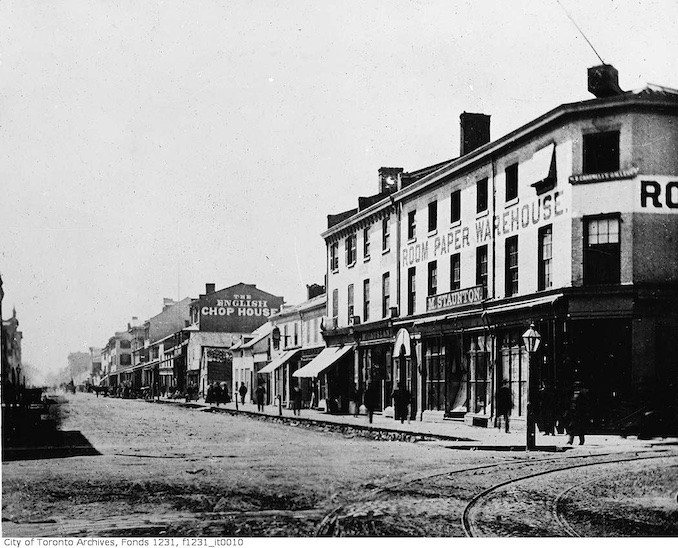 1866 - Northwest corner of Yonge and King streets