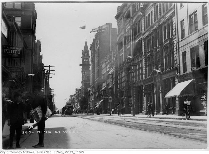 1897 - King Street - west from Yonge