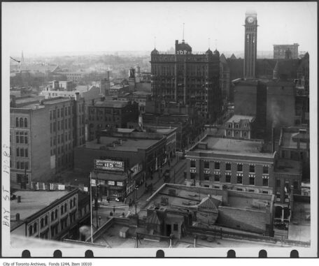 Vintage Photographs from along King Street in Toronto