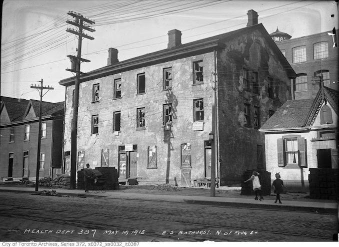 1915 - May 19 - East side Bathurst Street north of King Street