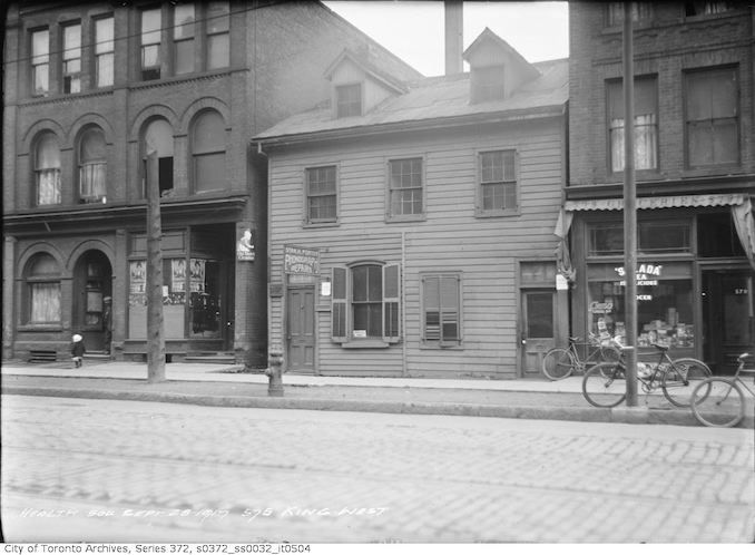 1917 - September 28 - Condemned house - 575 King Street West