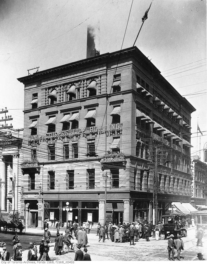 1920 - Manufacturers Life Building, Yonge Street at King Street West, north-west corner