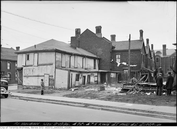 1936 - November 9 - 472-474 King St. & 2 Sumach Street - Toronto