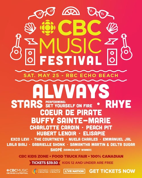 CBC Music Festival unveils lineup for 2019