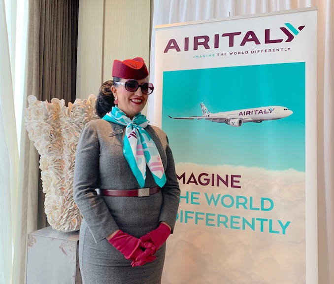 Air Italy announced their new service between Milan in Toronto recently and they also revealed their newest spokesperson, Pam Ann.