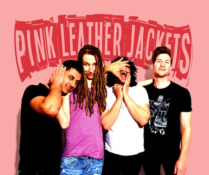 "Five Minutes With" Toronto Band Pink Leather Jackets