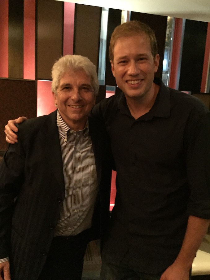 Jonathan Crow Celebrating with former TSO MD Peter Oundjian after his final TSO show