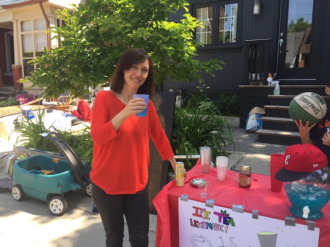 Severn Thompson - Cooling off with some local lemonade