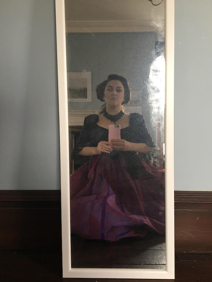 Me, as Lady Vanessa on the set of A Gay Victorian Affair. It’s super gay and super victorian.