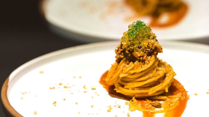 Spaghetti Con Le Sarde from Toronto chef Kshitiz Sethi