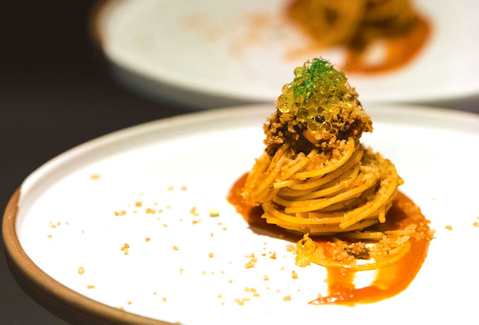 Spaghetti Con Le Sarde from Toronto chef Kshitiz Sethi