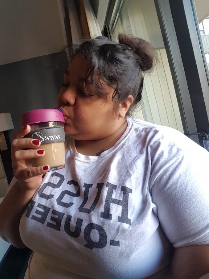 Yolanda Bonnell - I never used to be a coffee drinker and sometimes I still just drink green tea, but usually my day starts with a coffee. I love my Americanos and lattes.