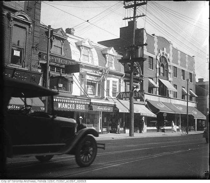 Between Hayden Street and Bloor Street