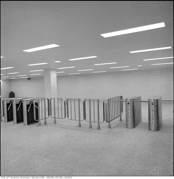 1966 - Entrances and mezzanine to Yonge and Bloor Station 3