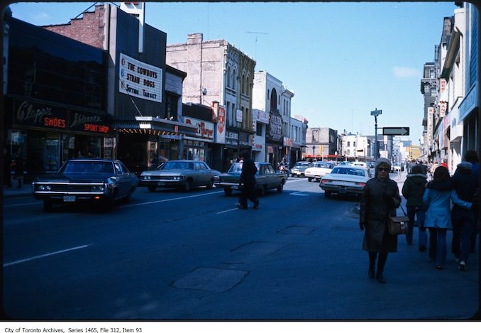 1970 - 1975 - Yonge and Bloor.