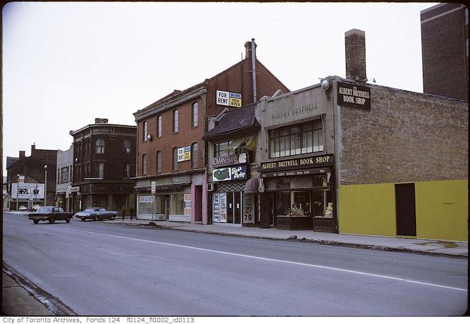 1971 - February - Yonge Street, east side, north of Bloor Street - Albert Britnell Book Shop