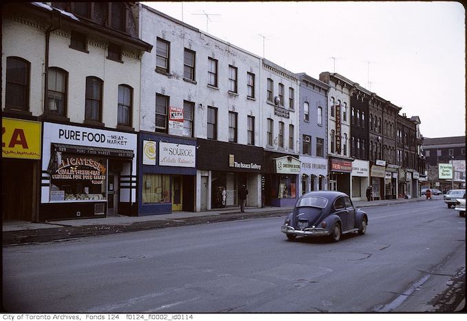 1971 - February - Yonge Street, west side, north of Bloor Street