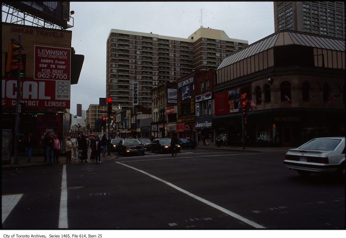 1979 - 1981 - Yonge looking south from Bloor