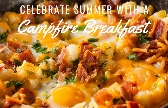 Campfire Breakfast Hash for an outdoor breakfast!