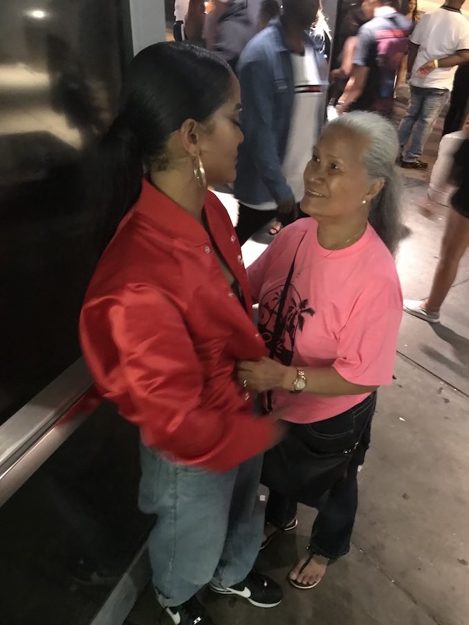 Christina de la Cruz - My mom after watching me perform at the Scotiabank Centre for the first time