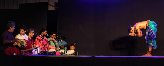 Bhavajan Kumar - A moment at the end of one of my performances in Chennai