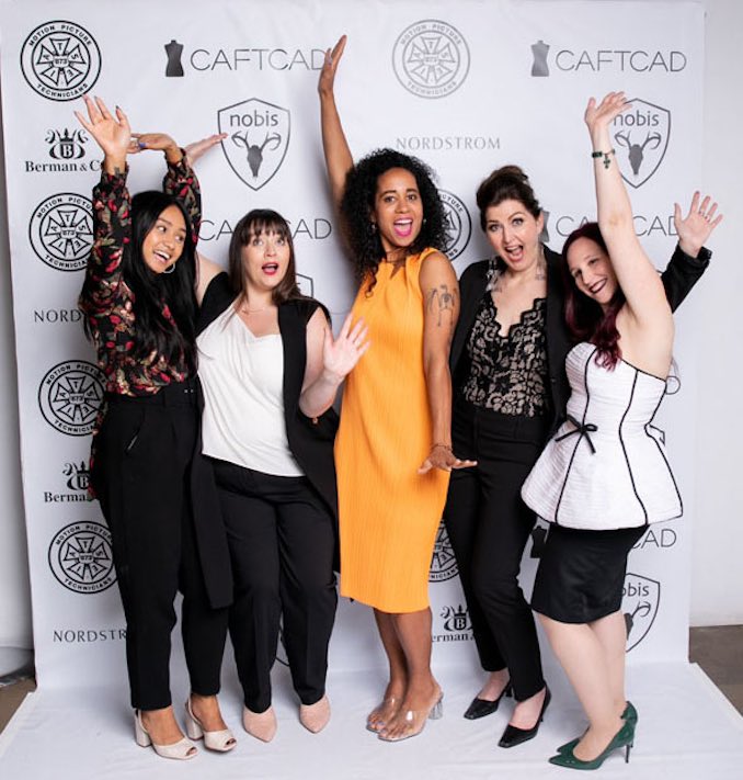 Vanessa Magic - This is me having a blast with Alyssa Gallardo, Lynsey Clark, Deanna Sciortino and Alex Kavanagh at CAFTCAD Celebrates, an event that celebrates the achievements of Canadian costume designers.