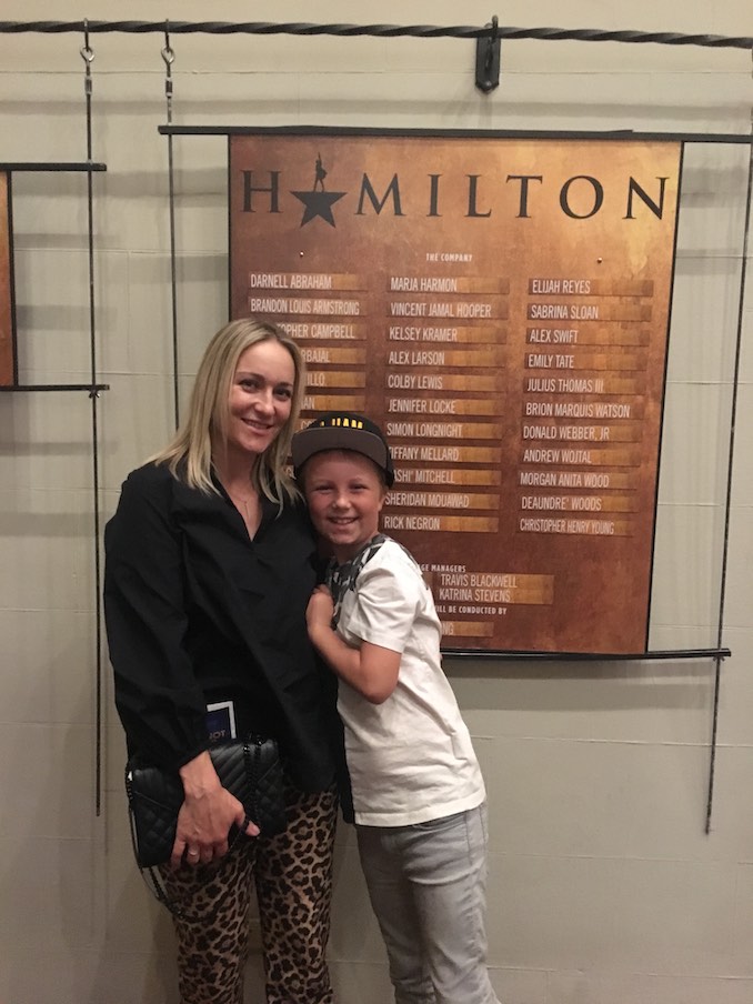 Marnie Breckenridge - Taking my son to HAMILTON for his first time! What a genius show!